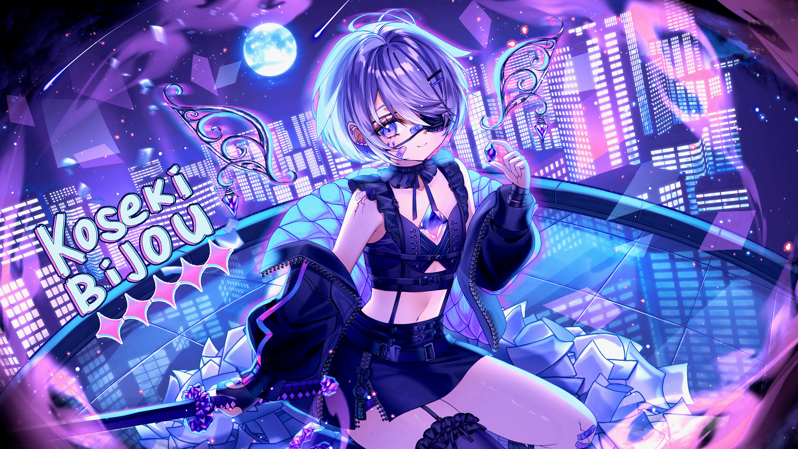 koseki-bijou-hololive-english-cityscape-4k-wallpaper-pixiewall