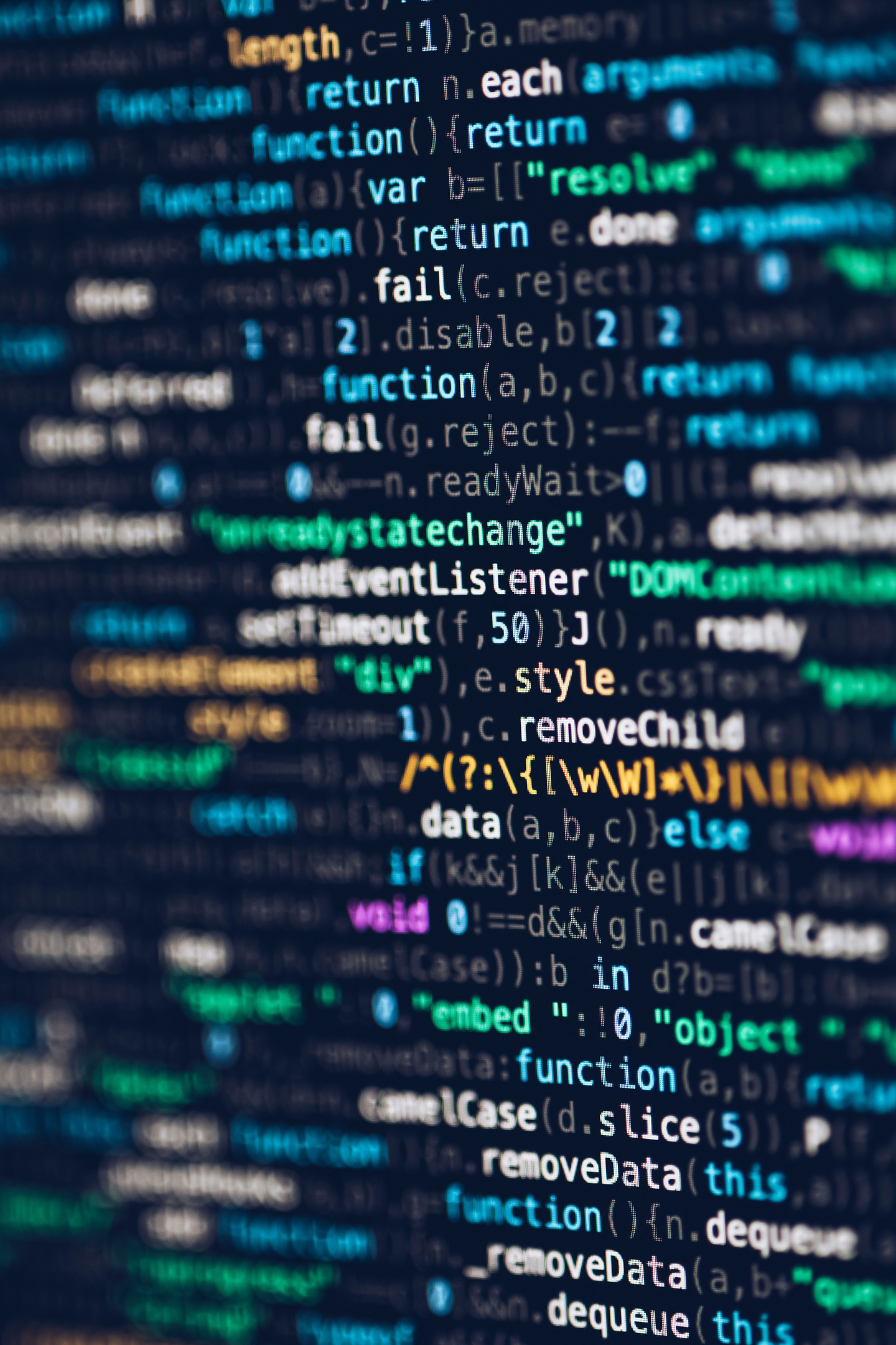 Javascript Source Code On Computer Monitor Phone Wallpaper | PixieWall